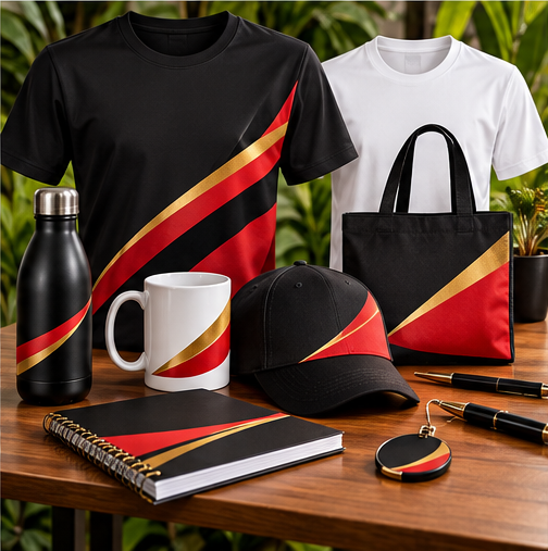 Custom branded merchandise